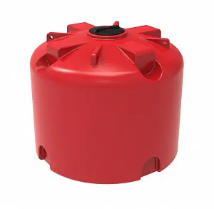 Пластиковая емкость ЭкоПром КАС 3000 Н (Красный) 1